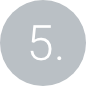 Grauer Kreis zeigt die Zahl „5.“ in der Mitte, ohne weiteren Kontext oder Umgebung.